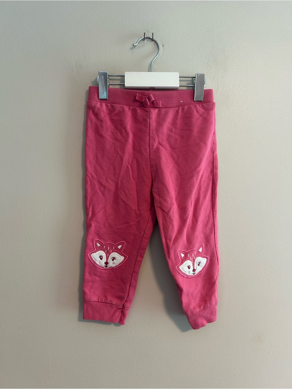 Garanimals 24m Pink Fox Knee graphic pants